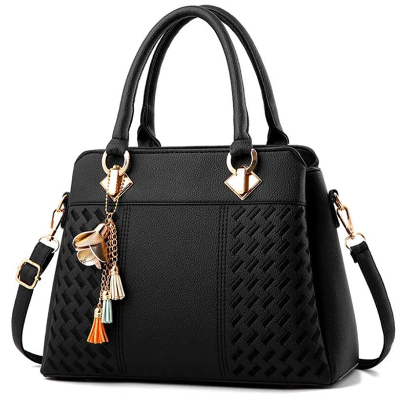 Bolsa de Couro Feminina Elegance™