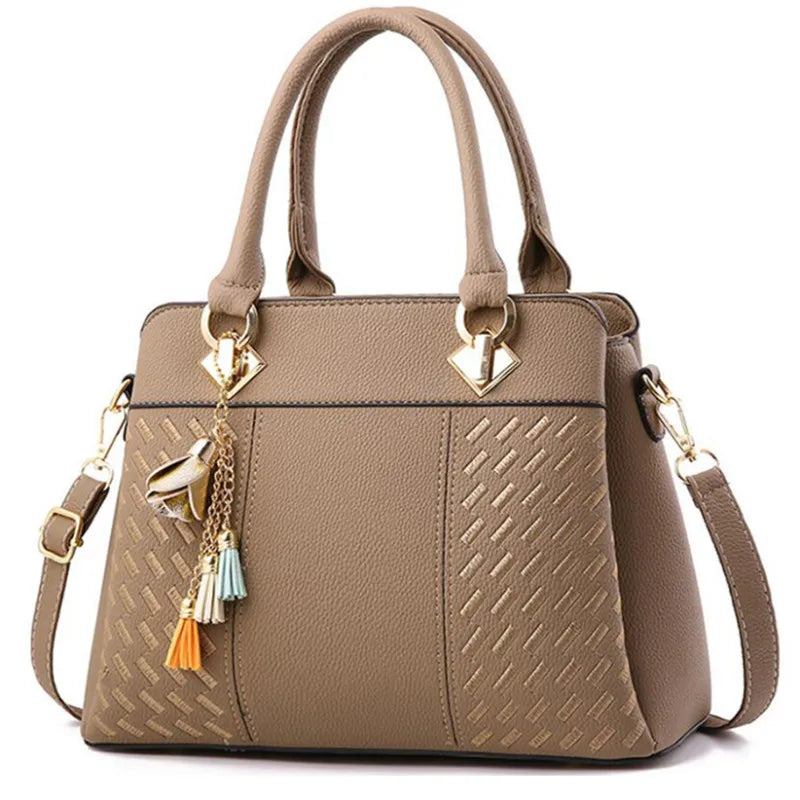 Bolsa de Couro Feminina Elegance™