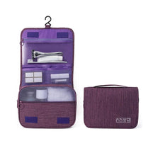 porta-maquiagem impermeável, organizador de maquiagem de viagem, bolsa de cosméticos impermeável, necessaire para viagem, saco de maquiagem Oxford, organizador de higiene pessoal, porta-maquiagem com separação seca e úmida, necessaire leve para viagem, porta-maquiagem com gancho, organizador de maquiagem portátil