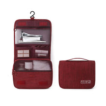 porta-maquiagem impermeável, organizador de maquiagem de viagem, bolsa de cosméticos impermeável, necessaire para viagem, saco de maquiagem Oxford, organizador de higiene pessoal, porta-maquiagem com separação seca e úmida, necessaire leve para viagem, porta-maquiagem com gancho, organizador de maquiagem portátil